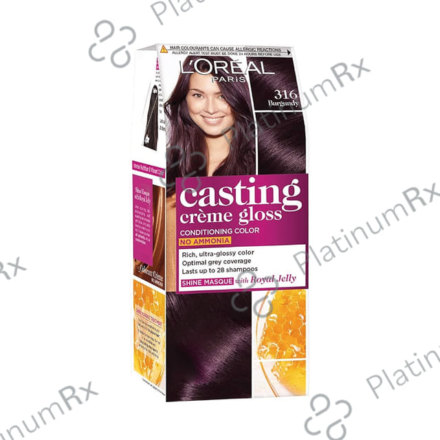 Loreal Paris Casting Creme Gloss Conditioning Color Burgundy 180 ml