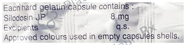 Siloxio 8mg Capsule 10s
