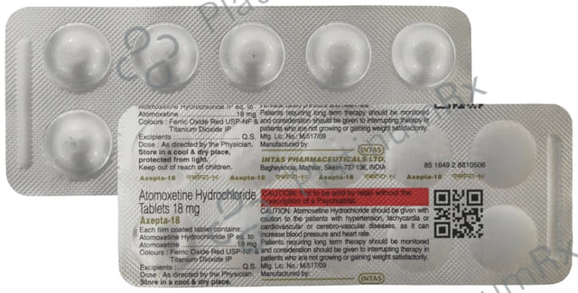 Axepta 18mg Tablet 10s