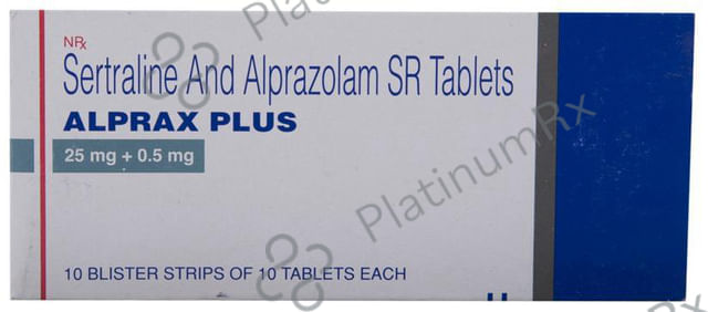 Alprax Plus 0.5/25mg Tablet SR 10s
