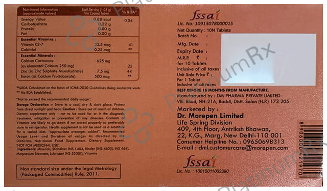 Dr. Morepen Calci Quick- K2 Tablet