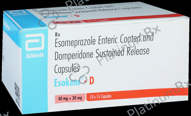 Esokem D 30/40mg Capsule SR 15s