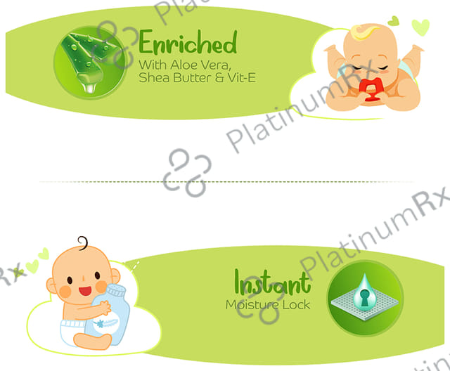 Dabur Baby Super Pants with Aloe Vera, Shea Butter & Vitamin E - Size Medium