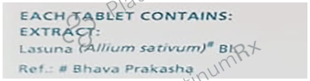 Himalaya Wellness Pure Herbs Lasuna Cardiac Wellness Tablet - For Healthy Cholesterol