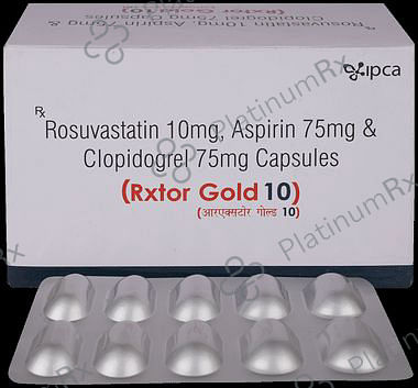 Rxtor Gold 10/75/75mg Capsule 10s