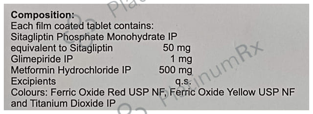 Sitamax GM 1mg Tablet 10s
