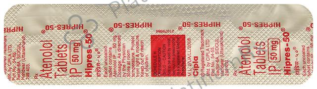 Hipres 50mg Tablet 14s