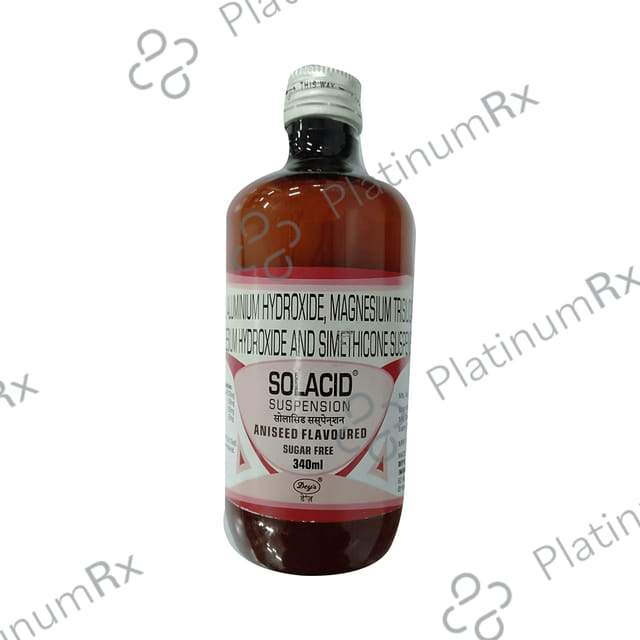 Solacid Aniseed Sugar Free Oral Suspension