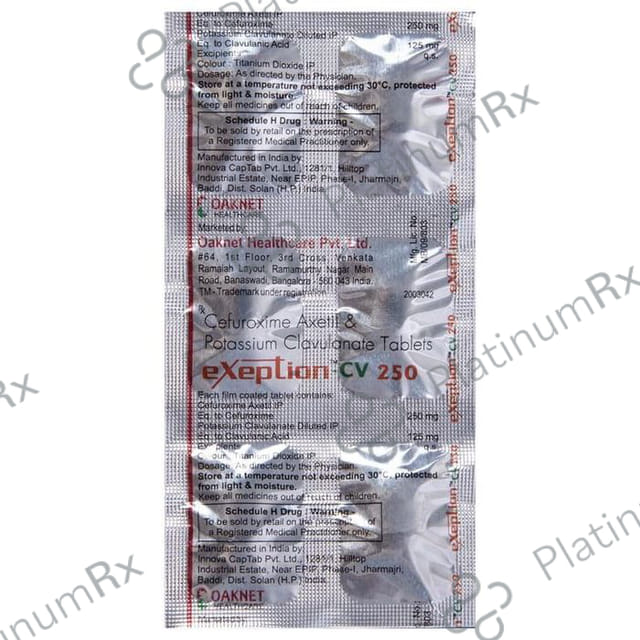 Exeption-CV 250 Tablet