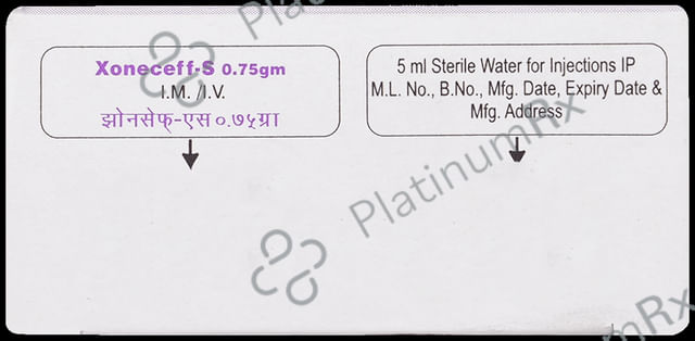Xone Ceff S 500mg/250mg Injection
