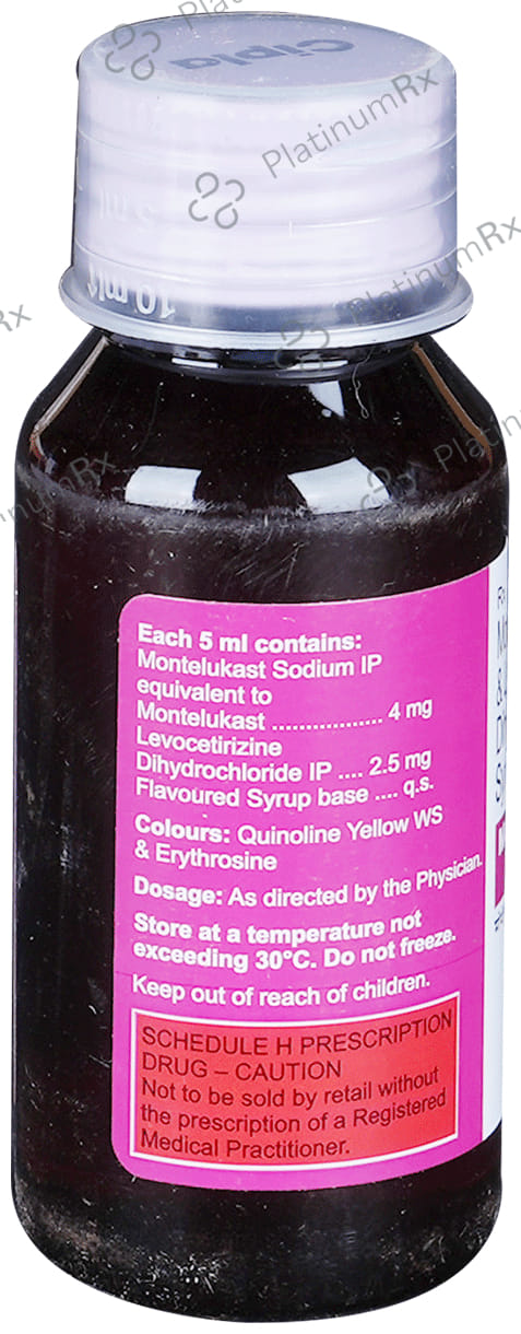 Montecip LC 2.5/4mg Junior Syrup 60ml