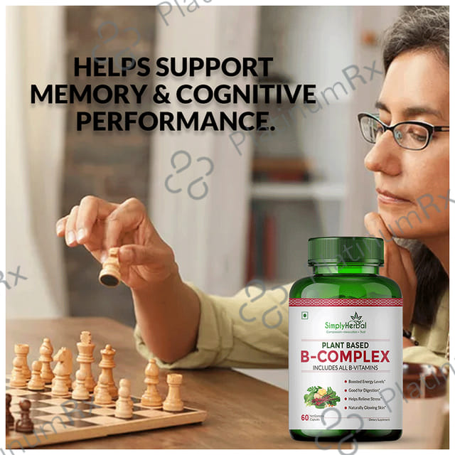 Simply Herbal Plant Based B Complex Capsule