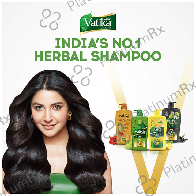 Dabur Vatika Naturals Henna & Amla Shampoo 640 ml