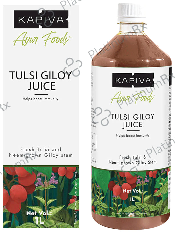Kapiva Wild Tulsi Giloy Juice 1Ltr