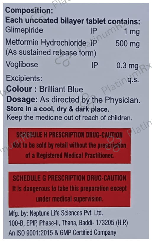 Vriglim-VG 1 0.3 Tablet SR