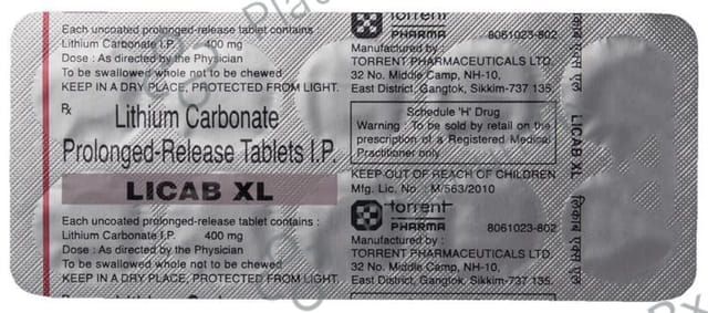 Licab XL 400mg Tablet PR 10s