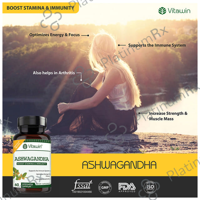 Vitawin Ashwagandha Vegetarian Capsule