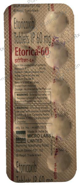 Etorica 60mg Tablet 10s