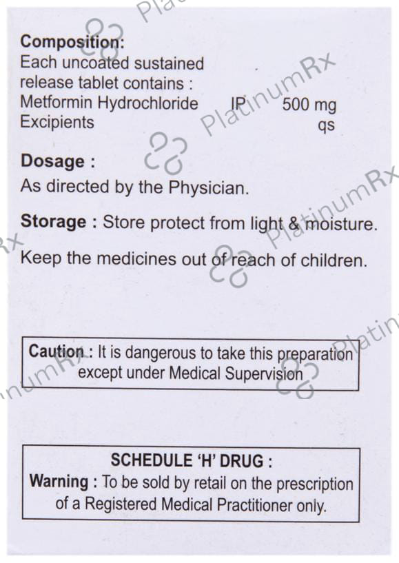 Metsurge 500 SR Tablet