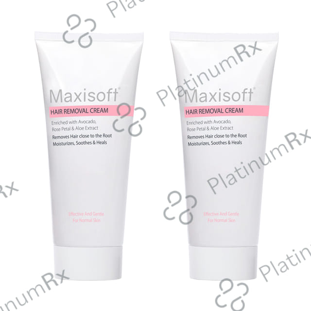 Maxisoft Hair Removal Cream (60gm Each) 2 Tubes