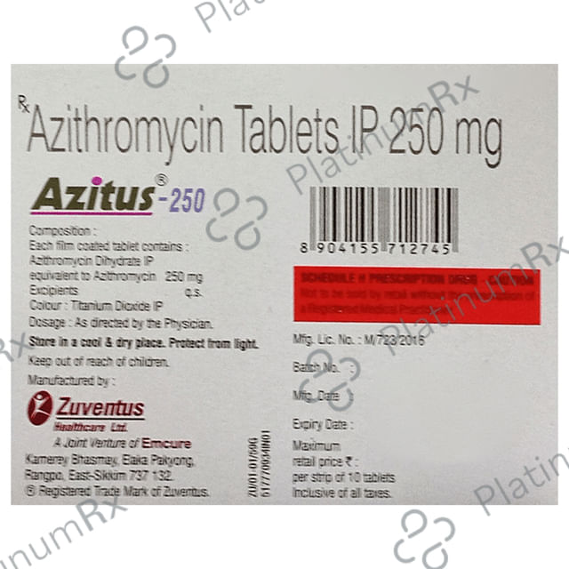 Azitus 250 Tablet