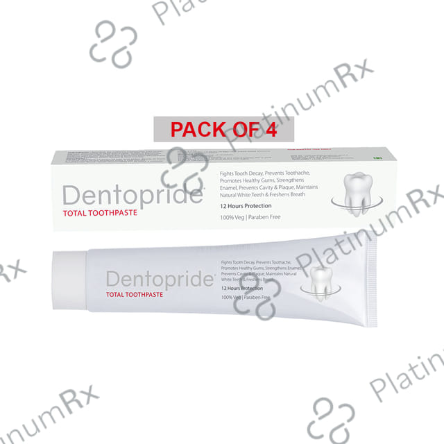 Dentopride Total Toothpaste (100gm Each) 4 Tube