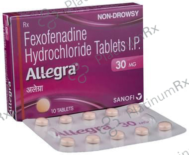 Allegra 30mg Tablet 10s