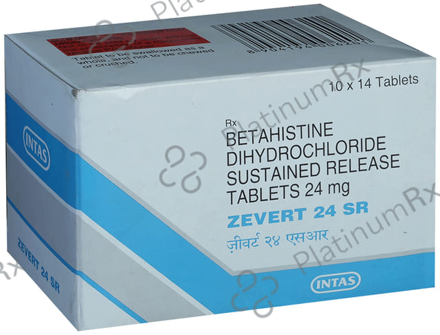 Zevert 24mg Tablet SR 14s