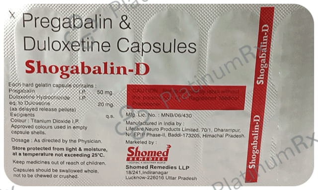 Shogabalin D Capsule DR 10s