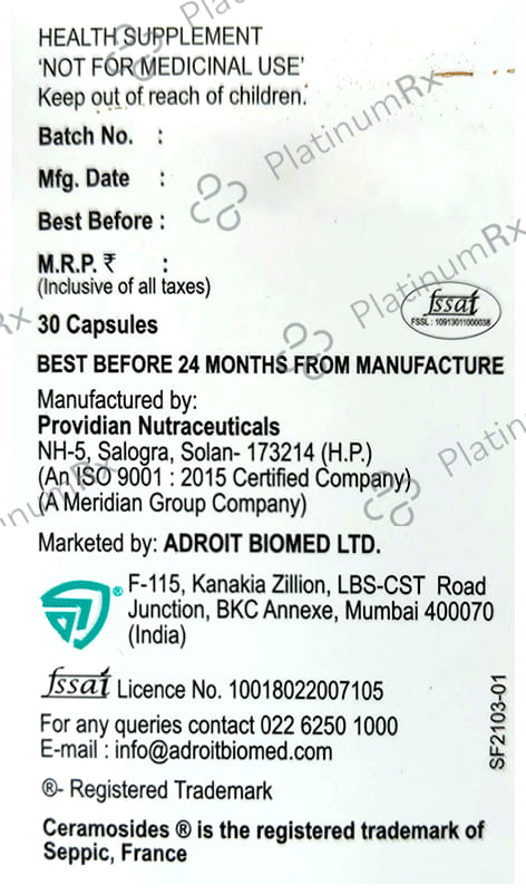 Skinfay Oral Moisturizer Ceramosides Capsule