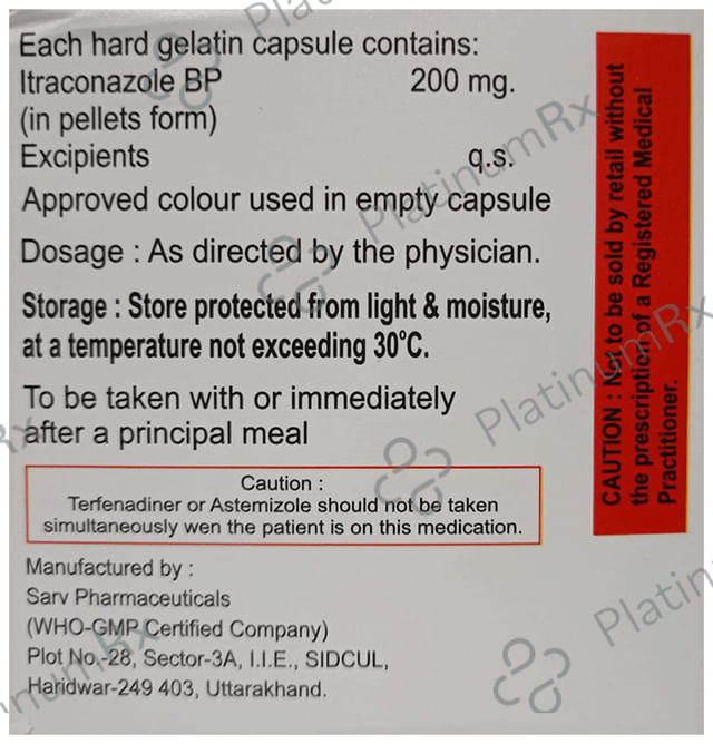 Itraforte 200mg Capsule