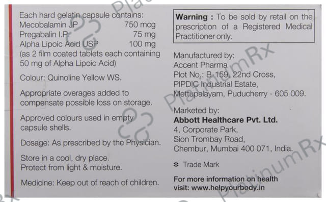 Nervup PG Capsule 10s