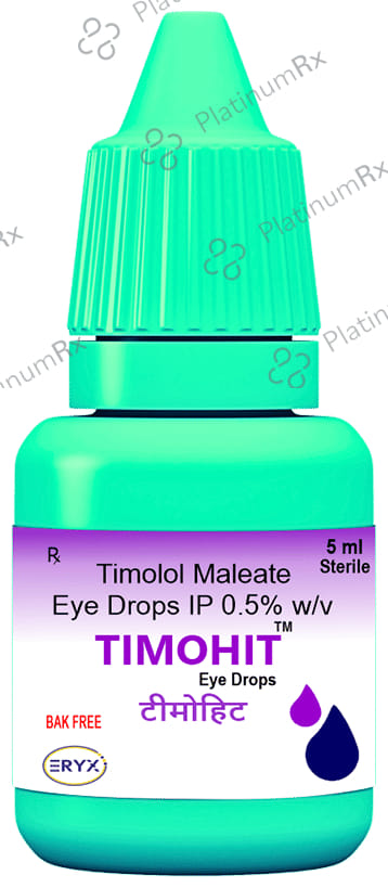 Timohit Eye Drop (BAK Free) 0.5% Eye Drop 5ml