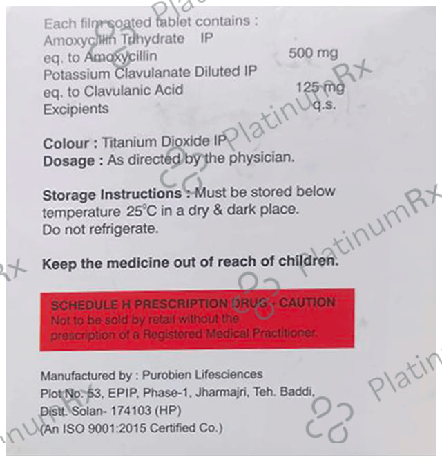 Alclave 125/500mg Tablet 10s
