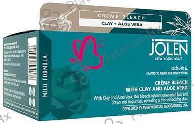 Jolen New York Cream Bleach Clay and Aloe Vera 40 Cream