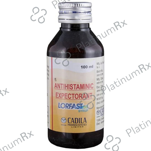 Lorfast AM 30/50/5mg Syrup 100ml