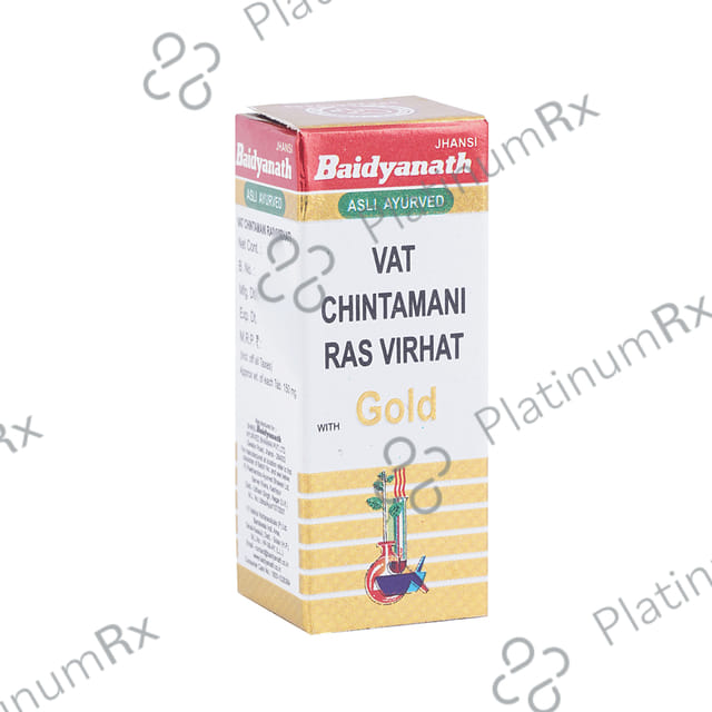 Baidyanath (Jhansi) Vat Chintamani Ras Virhat with Gold 25 tablets