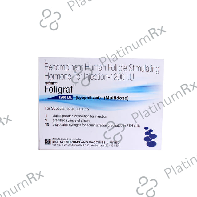 Foligraf 1200IU Injection