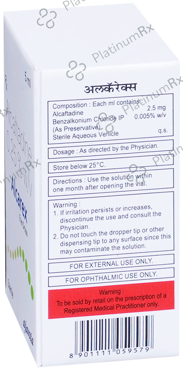 Alcarex 0.25% Eye Drop 5ml