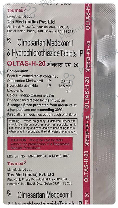 Oltas-H 20 Tablet 15 Tablet