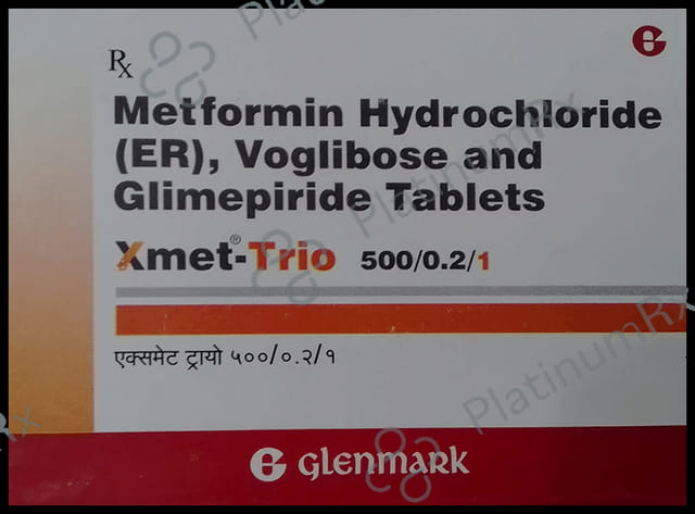 Xmet Trio 1mg Tablet ER 10s