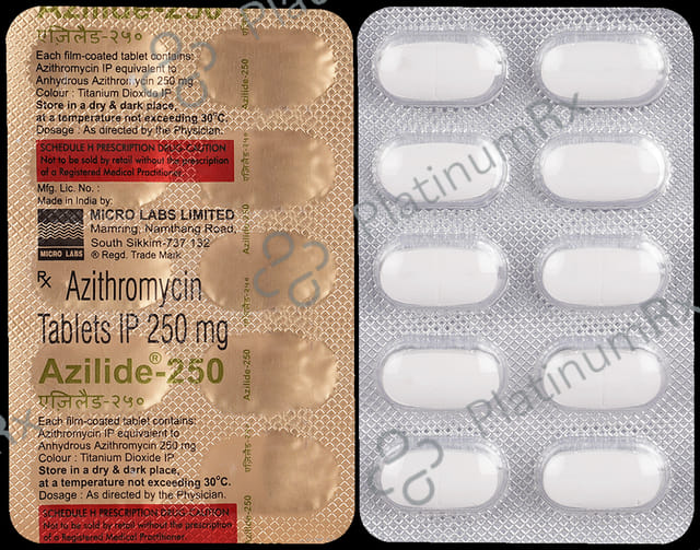 Azilide 250mg Tablet 10s