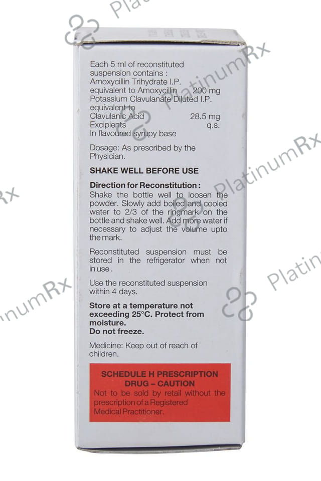 Amoxyclav 200/28.5mg Dry Syrup 30ml