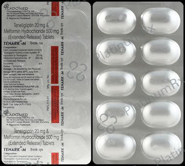 Tenark M 500/20mg Tablet 10s