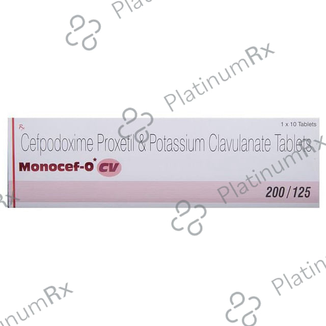 Monocef O CV 200/125mg Tablet 10s