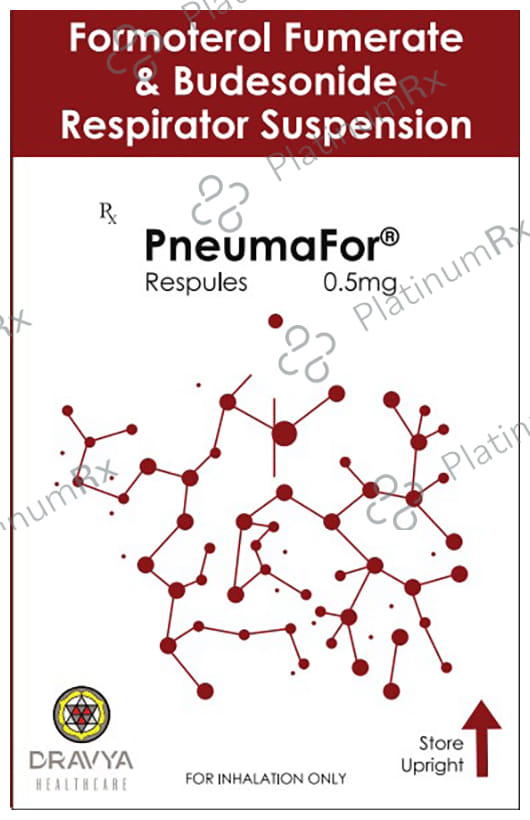 Pneumafor 0.5mg/20mcg Respules 5X2ml