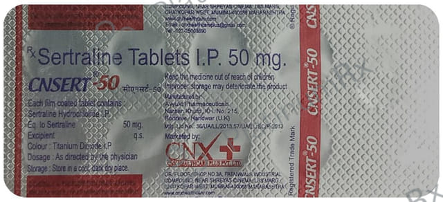 Cnsert 50mg Tablet