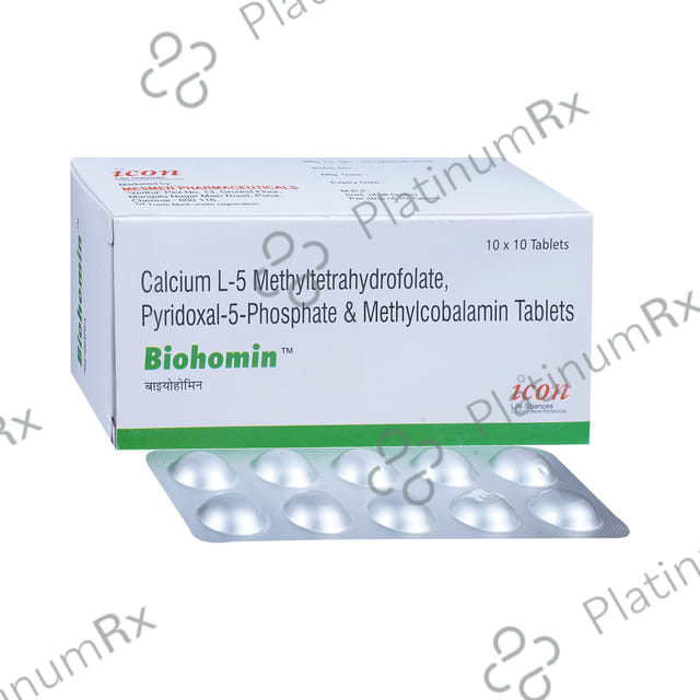 Bio Homin 3mg/2000mcg/35mg Tablet 10s
