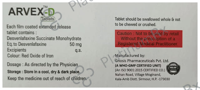 Arvex D Tablet ER 10s