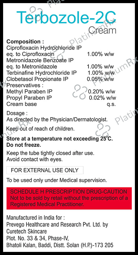Terbozole 2C Antifungal Cream 15gm